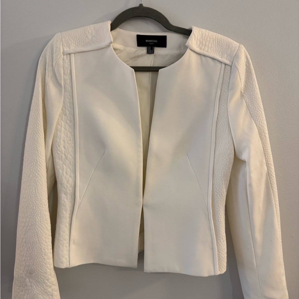 Mango Women's White Jacket